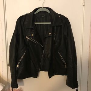 Never worn leather jacket!